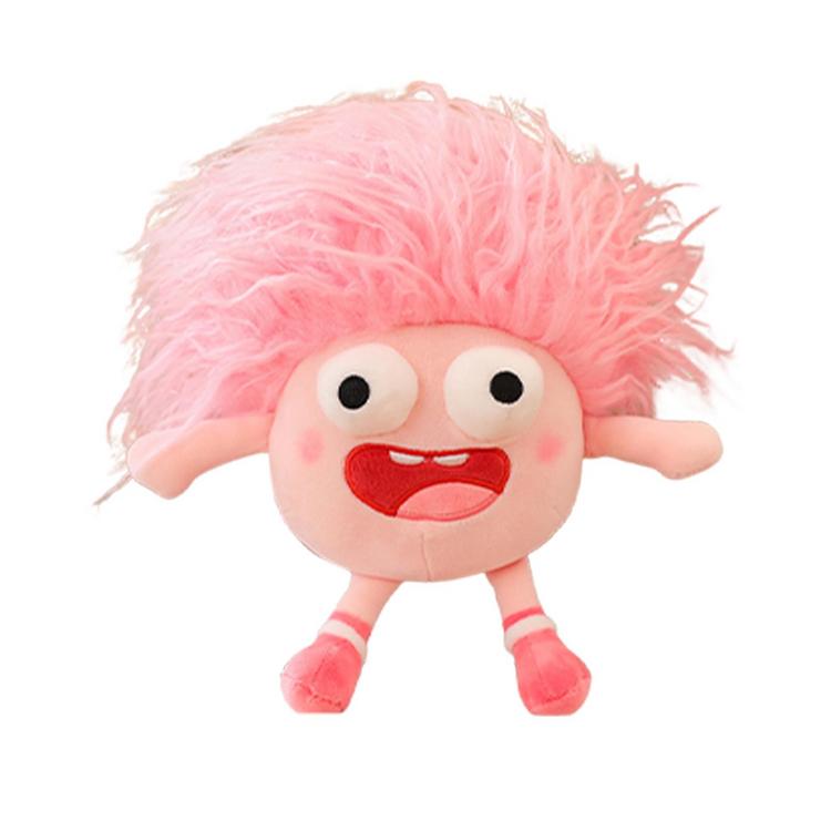 Plush Doll Makeup Doll Head for Girls Funny Ugly Dolls Soft Rag Doll with  3D Pop Eyes Smiling Faces Cute Doll Gimmick Cotton Toy Babies Girls Boys  Gifts clean